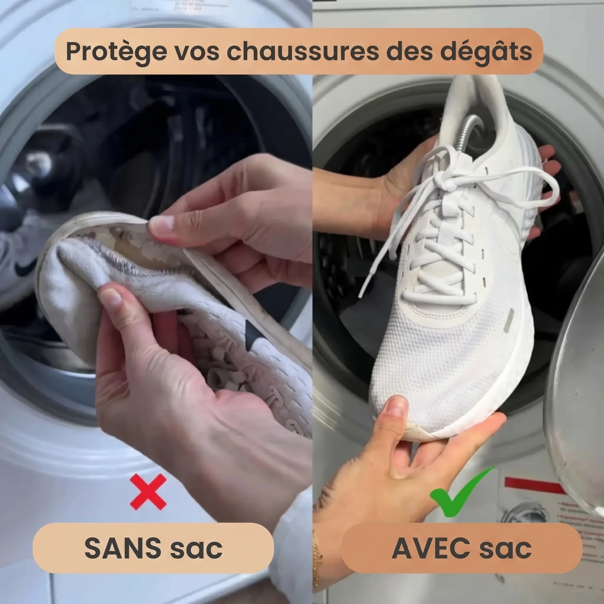 Rincéo - Sac de Lavage pour Chaussures